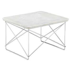 Vitra Occasional Table LTR Marble Carrara, chrome