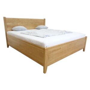 Dubová posteľ Daša s uložným priestorom