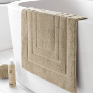 Blancheporte Kúpeľňový koberček, bavlna piesková 50X75cm