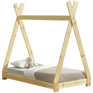 [en.casa] Detská posteľ "Teepee" AAKB-8671 - drevo - 70 x 140 cm