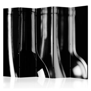 Paraván Wine Bottles Dekorhome 225x172 cm (5-dielny)