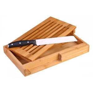 Lunasol - Set dosky na krájanie pečiva s nožom - Basic (105626)