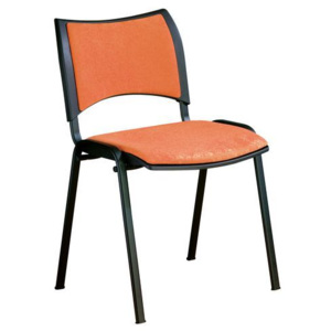 Konferenčná stolička Smart Black, oranžová