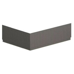 Polysan Deep Plain - Rohový panel Tifa 1100 mm × 900 mm, pravý 72382R