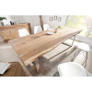 Drevený jedálenský stôl Mammut 100 x 200 cm - 60 mm »