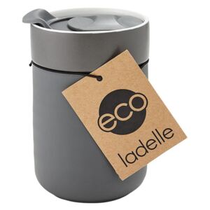 Tmavosivý cestovný termohrnček Ladelle Eco, 300 ml
