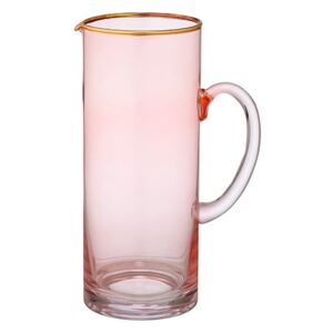 Ružový sklenený džbán Ladelle Chloe, 1,65 l