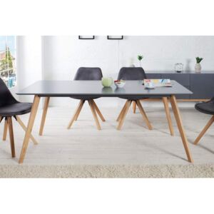 Grafitový drevený jedálenský stôl Scandinavia Grafit 90 x 160 cm »