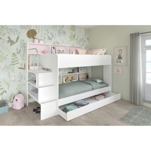 Detská poschodová posteľ Swan - 3 osoby