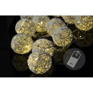 LED osvetlenie - ratanové gule, 20 LED