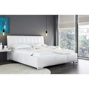 Čalúnená posteľ LANA + matrac DE LUX, 200x200, madryt 912