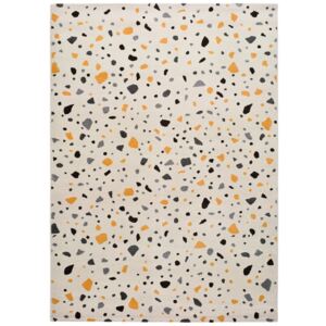 Biely koberec Universal Adra Punto, 57 x 110 cm