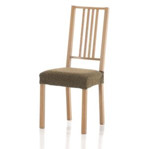 Forbyt, poťah elastický na sedák stoličky, petra komplet 2 ks, hnedý