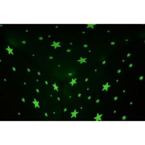 ZooYoo promoteus.sk, samolepky na stenu, nálepka svietiace hviezdičky, detské, zelená, 3 cm, 100 ks 3 cm, 100 ks