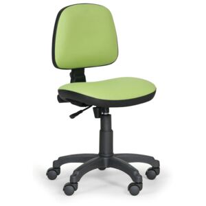 EUROSEAT Pracovná stolička Milano bez podpierok rúk - permanetný kontakt, zelená