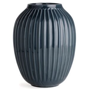 Antracitovosivá kameninová váza Kähler Design Hammershoi, výška 25 cm
