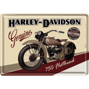 Nostalgic Art Plechová pohľadnice - Harley-Davidson 750 Flathead