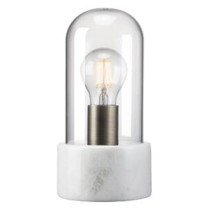 Stolná lampa SIV 45895001 biely mramor