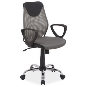 Kancelárska stolička TWITCH, 89-99x57x47x44-54, sivá