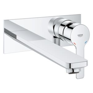 LINEARE Grohe Lineare - Páková umývadlová batéria pod omietku, dvojotvorová, výtok 207mm, chróm 23444001