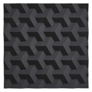 Čierna silikónová podložka pod horúce nádoby Zone Origami Fold