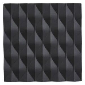 Čierna silikónová podložka pod horúce nádoby Zone Origami Wave