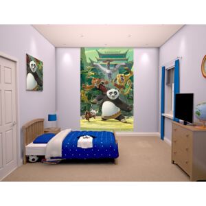 Walltastic Kung Fu Panda - fototapeta na stenu 152x243 cm (šírka x výška)
