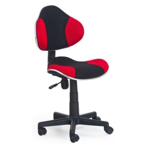 Detská stolička FLASH Halmar červeno-černá