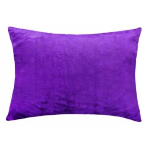 XPOSE® Mikroplyšová obliečka na vankúš - tmavo fialová 50x70 cm