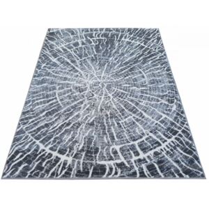 Kusový koberec Letokruhy šedý, Velikosti 140x190cm