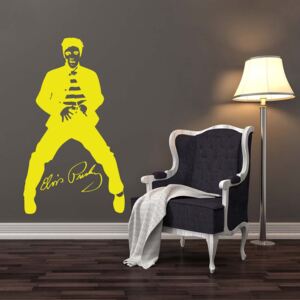 GLIX Elvis Presley - samolepka na stenu Žltá 50x30 cm