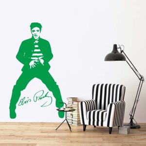 GLIX Elvis Presley - samolepka na stenu Zelená 50x30 cm