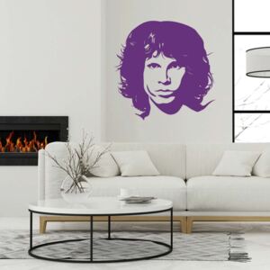 GLIX Jim Morrison - samolepka na stenu Fialová 80x80 cm