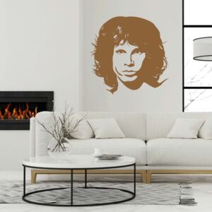 GLIX Jim Morrison - samolepka na stenu Hnedá 40x40 cm