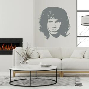 GLIX Jim Morrison - samolepka na stenu Šedá 40x40 cm