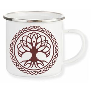 Mobake Smaltovaný hrnček Strom života 300ml
