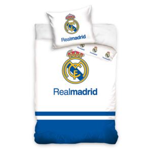 Carbotex Obliečky do postieľky Real Madrid blue, Rozmer 1x40x60 / 1x100x135 cm