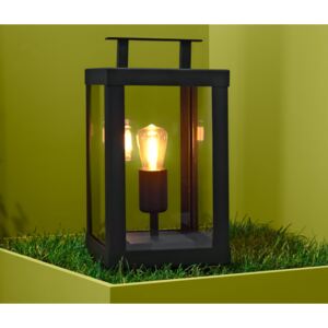 Outdoorový lampáš s LED žiarovkou s vláknom, malý