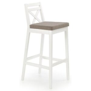 BORYS stoličky barové vysokej biela / Polstrovanie: Inari 23