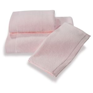 Soft Cotton Darčeková sada uterákov a osušiek MICRO COTTON. Uteráky a osušky s antibakteriálnou ochranou sú vyrobené z česanej 100% MICRO bavlny o gramáži 500 g / m2. Ružová