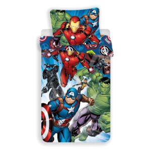JERRY FABRICS Obliečky Avengers Brands Bavlna, 140/200, 70/90 cm