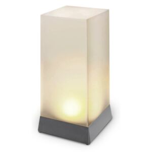 Dekoratívna solárna stolná LED lampa Esotec 102672 High Cube 20cm