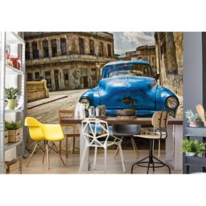 Fototapeta GLIX - Vintage Car Cuba Havana + lepidlo ZADARMO Vliesová tapeta - 208x146 cm