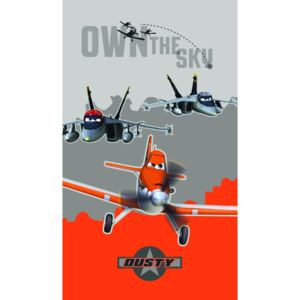 CTI Osuška Lietadlá (Planes) oranžová 70x120 cm