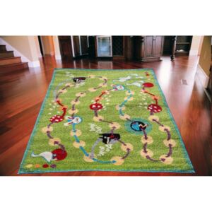 Detský koberec Hra zelený, Velikosti 160x220cm