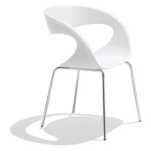 RAFF S dizajnová stolička kovová podnož chrom MIDJ - Cat.A