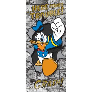 Výpredaj - Detská fototapeta na dvere Donald Duck vlies 91 x 211 cm