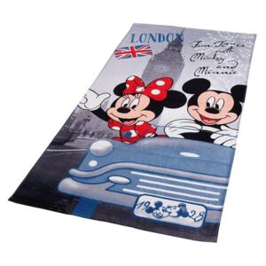 Licenčné froté osuška Mickey a Minnie v Londýne 70x140