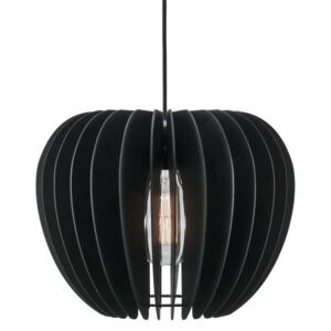 Nordlux TRIBECA 38 | závesné svietidlo s dreveným tienidlom Farba: Čierne drevo