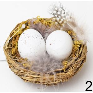 Hniezdo s vajíčkami 8cm mix čislo: 2